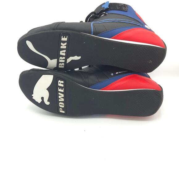 Puma BMW M Motorsport Kart Aerocat Cat Mid Men\'s 12 Size Driving Black Red Blue main image 4